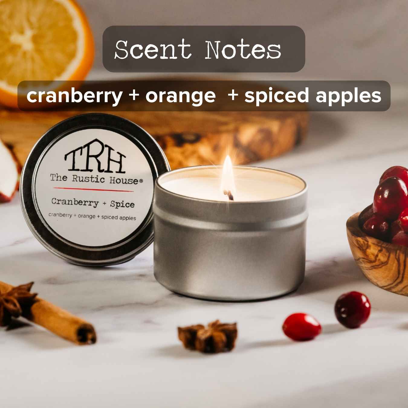 Cranberry + Spice Travel Tin
