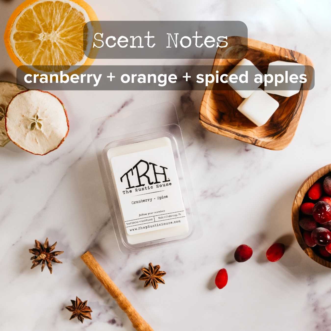 Cranberry + Spice Wax Melt