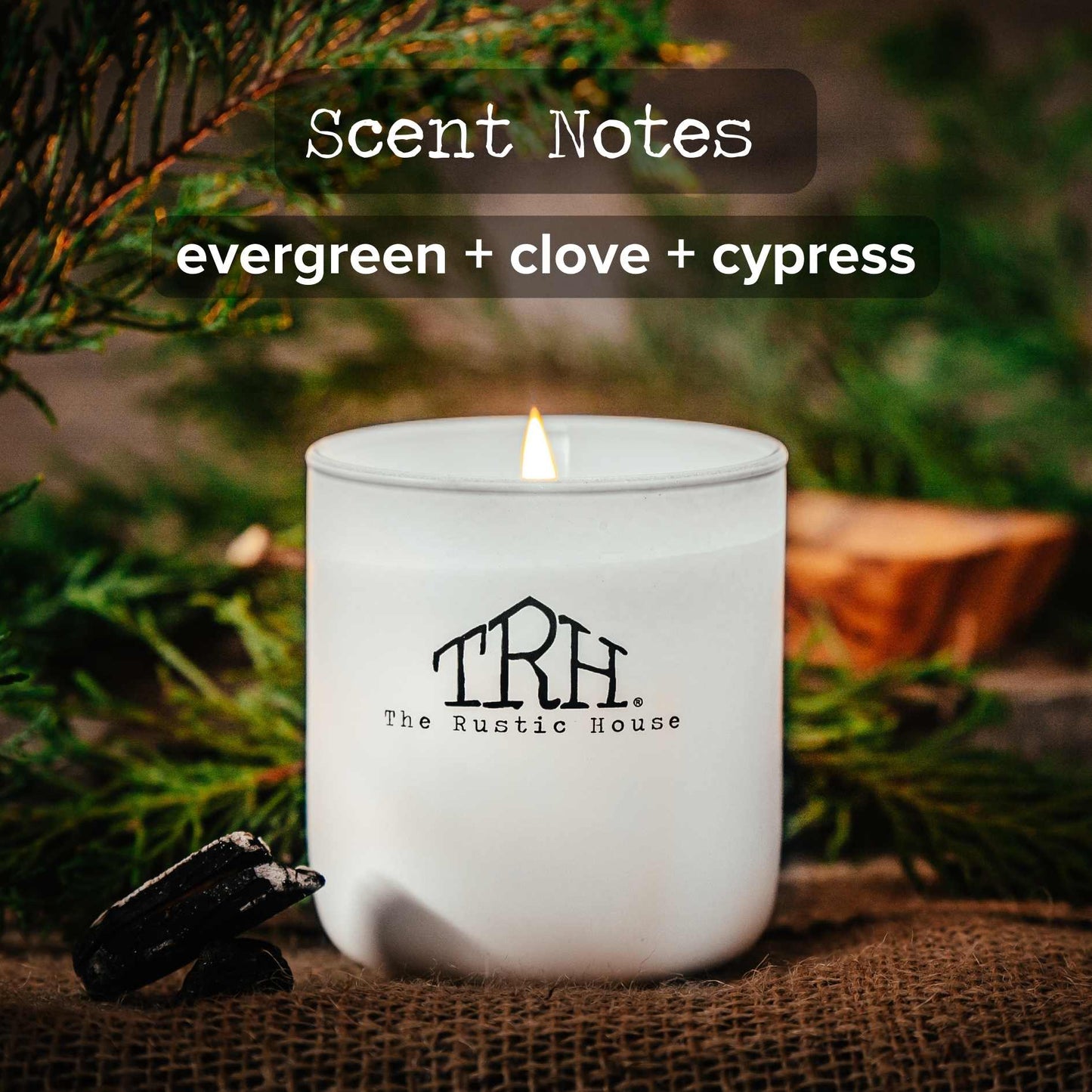 Evergreen + Embers Candle