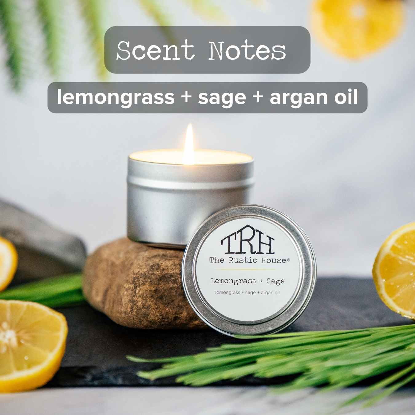 Lemongrass + Sage Travel Tin