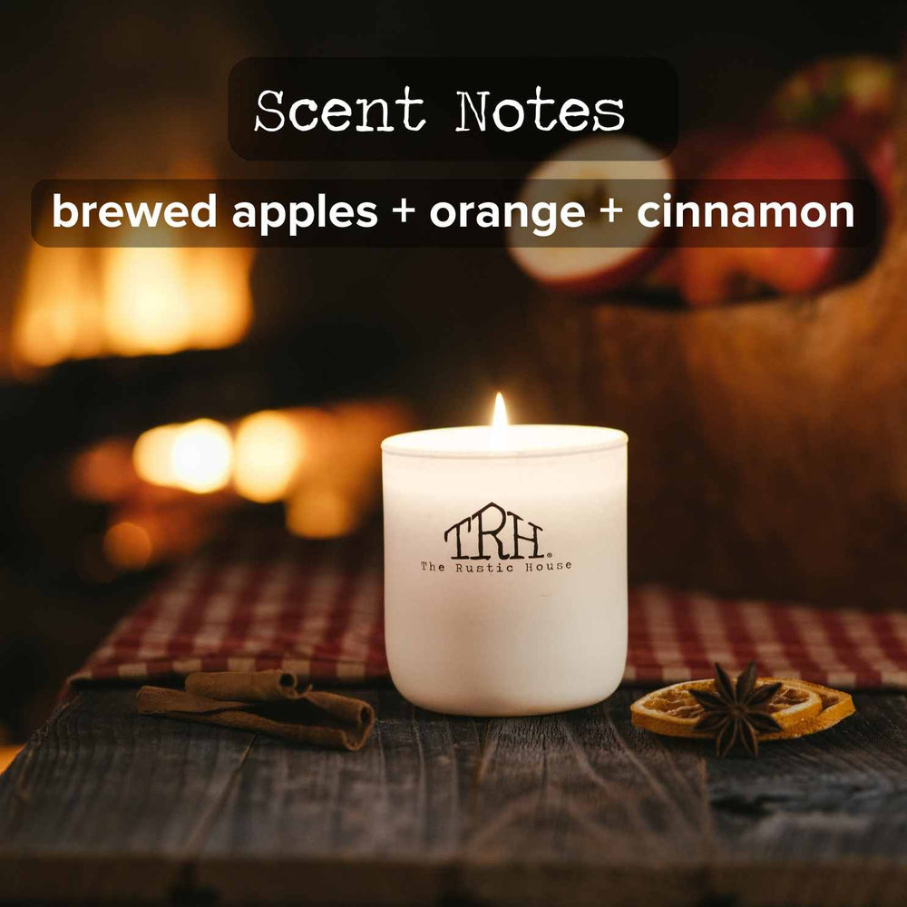 Orange Peel + Cinnamon Candle at The Rustic House