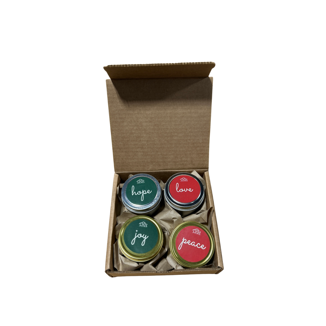 Holiday Gift Box | Set of 4 Travel Tins