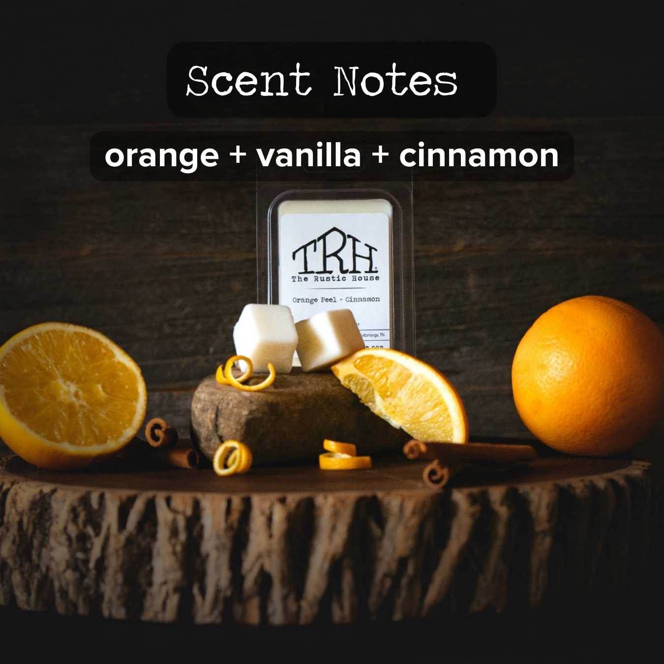 
                  
                    Orange Peel + Cinnamon Wax Melt
                  
                